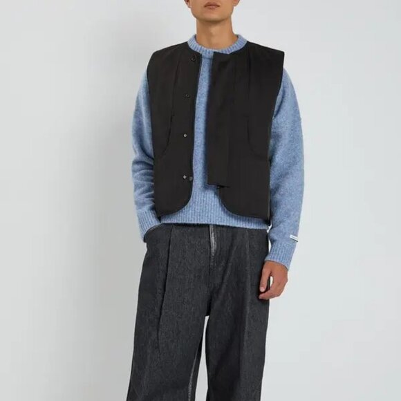 About Blank reversible quilted gilet vest XL mens - Picture 12 of 13